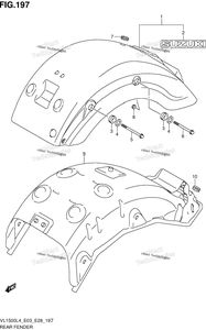 Нажмите для увеличения Rear Fender (Vl1500l4 E03)