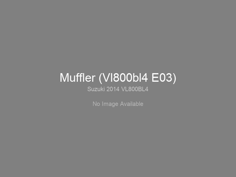 Muffler (Vl800bl4 E03)