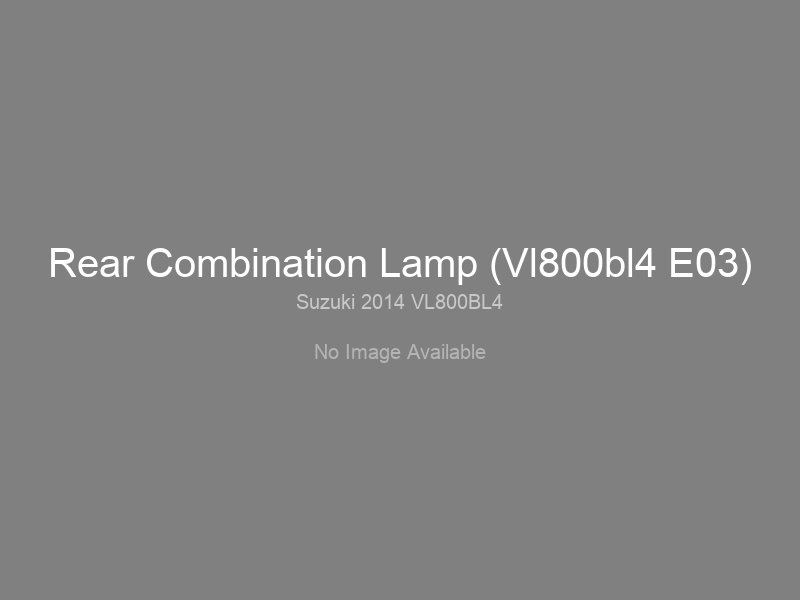 Rear Combination Lamp (Vl800bl4 E03)