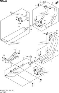 Нажмите для увеличения Muffler (Vl800cl4 E28)