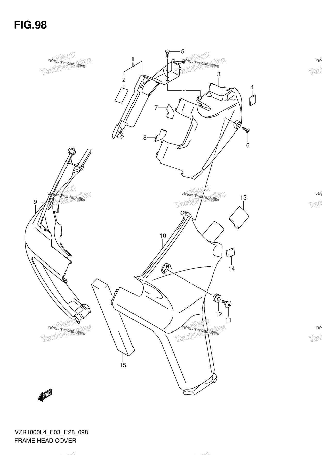 Frame Head Cover (Vzr1800zl4 E33)