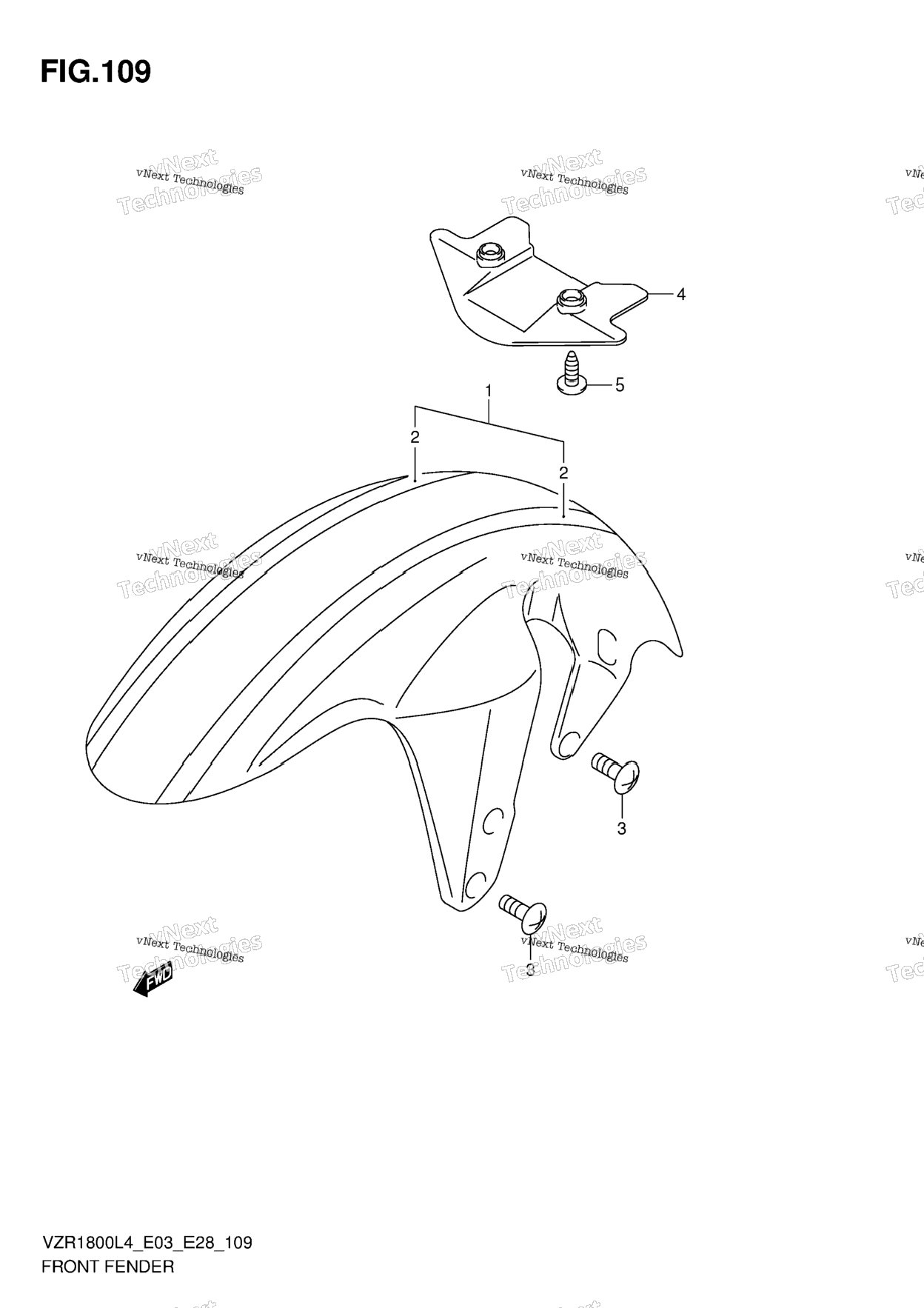 Front Fender (Vzr1800zl4 E03)