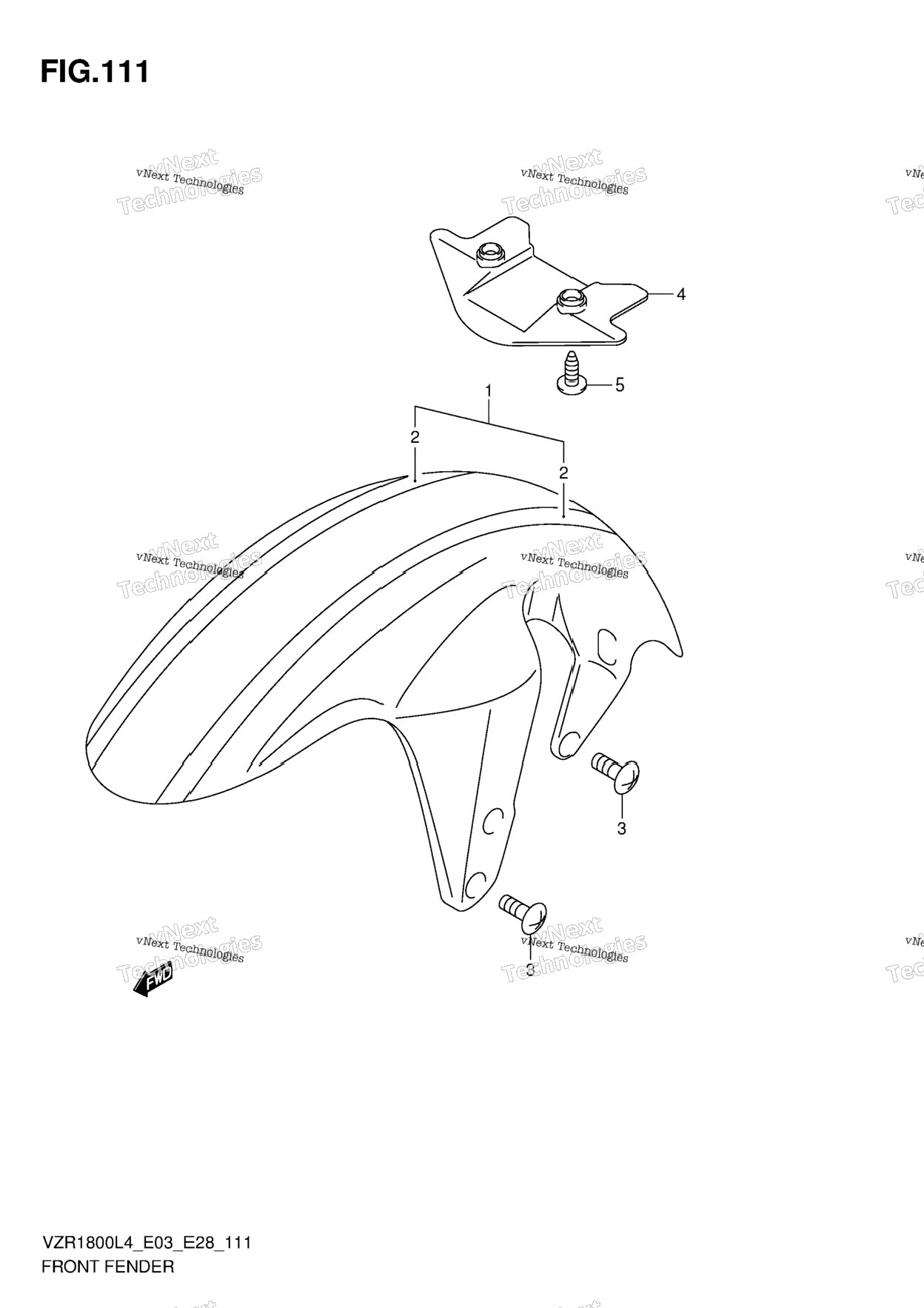 Front Fender (Vzr1800zl4 E33)