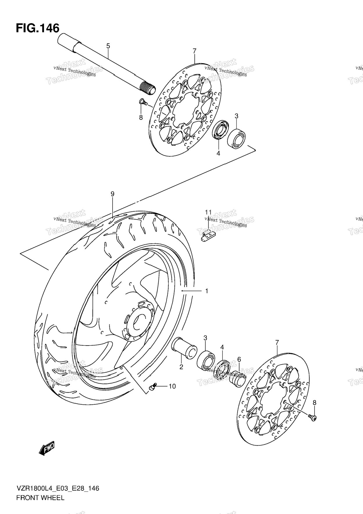 Front Wheel (Vzr1800zl4 E28)