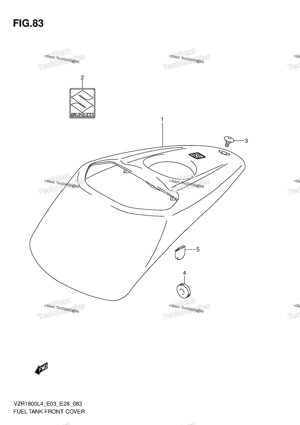 Fuel Tank Front Cover