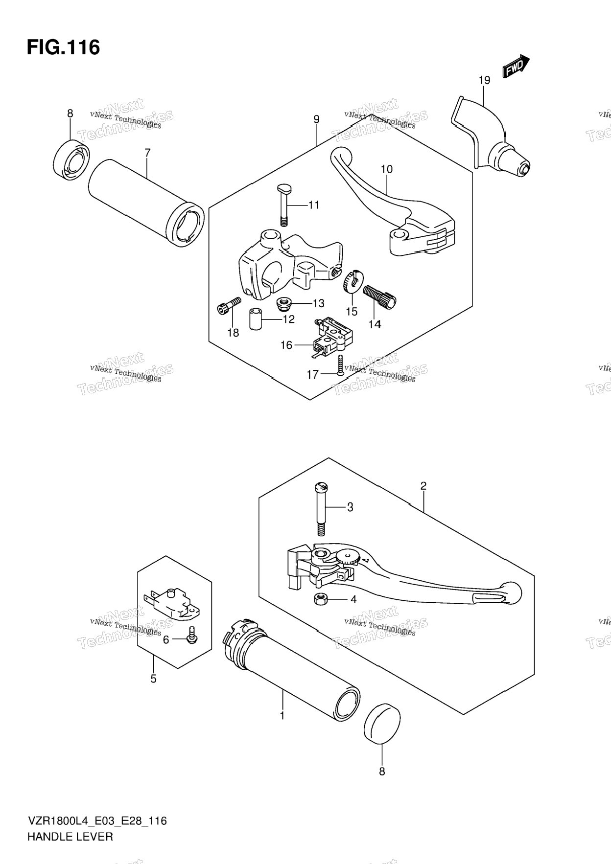 Handle Lever (Vzr1800zl4 E03)