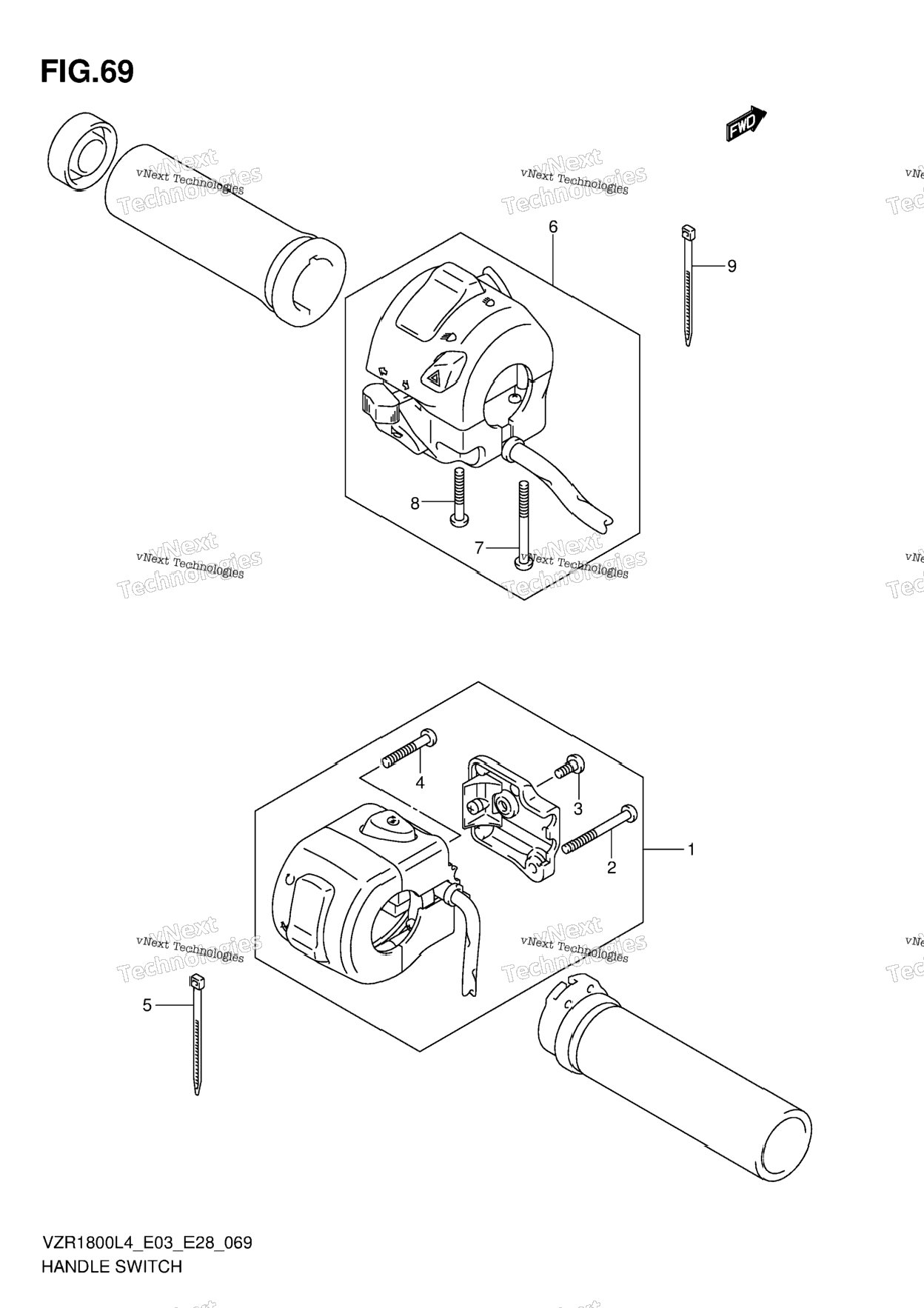 Handle Switch (Vzr1800zl4 E03)