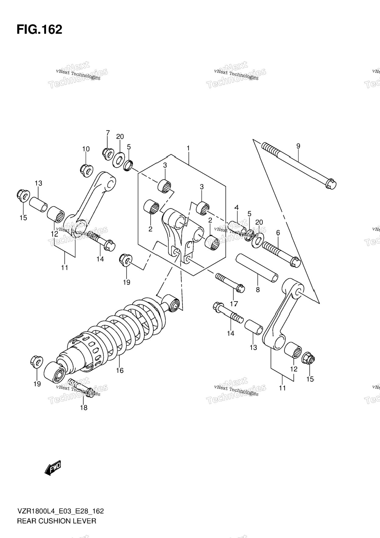 Rear Cushion Lever (Vzr1800zl4 E33)