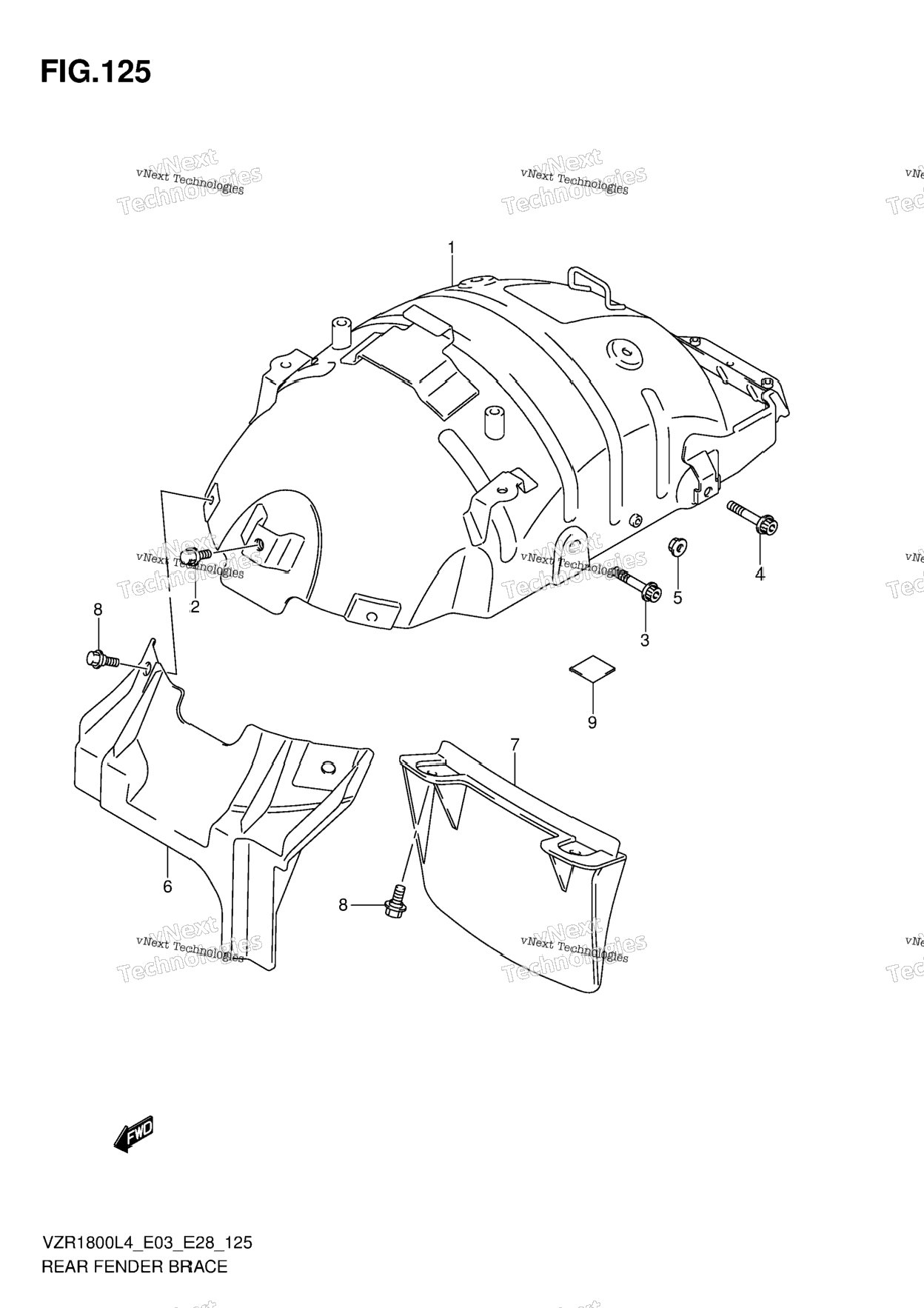 Rear Fender Brace
