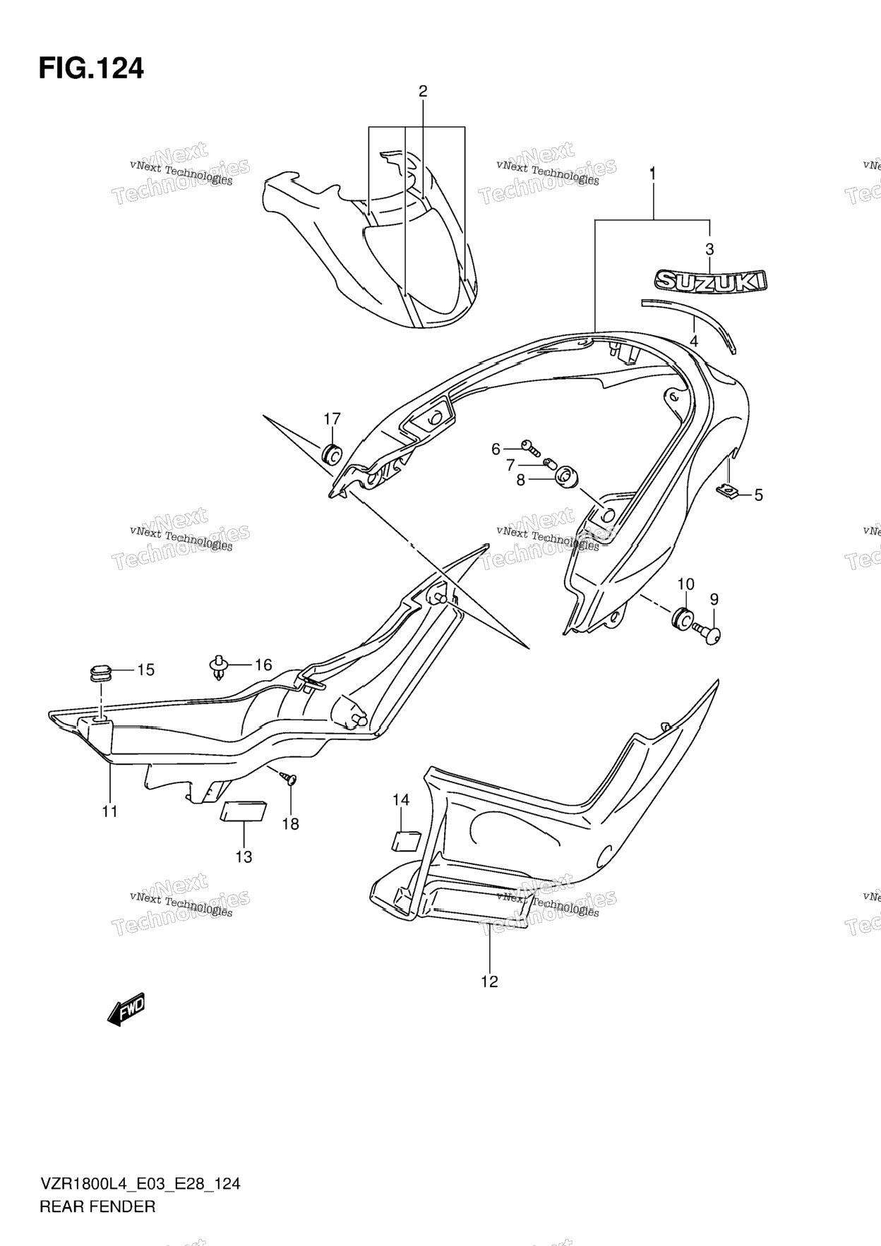 Rear Fender (Vzr1800zl4 E33)