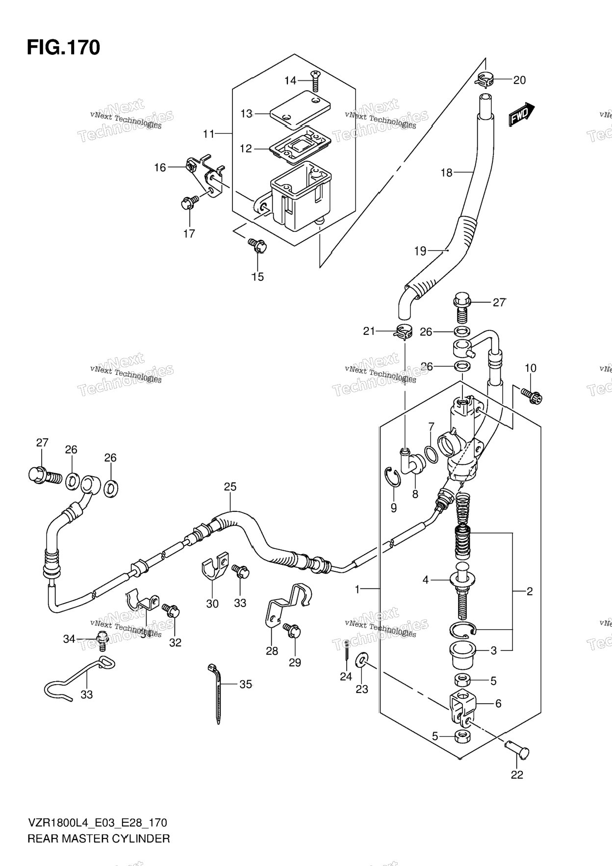 Rear Master Cylinder