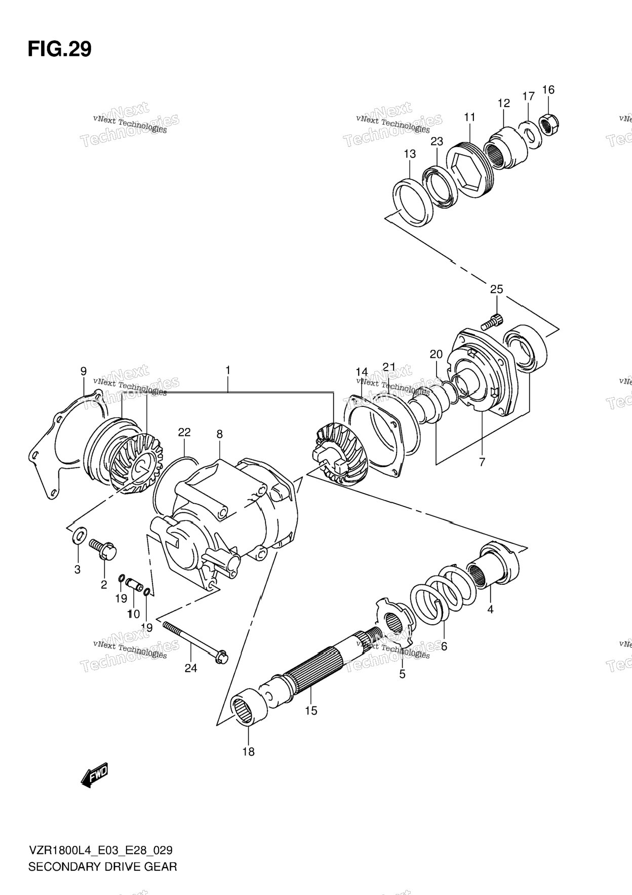Secondary Drive Gear