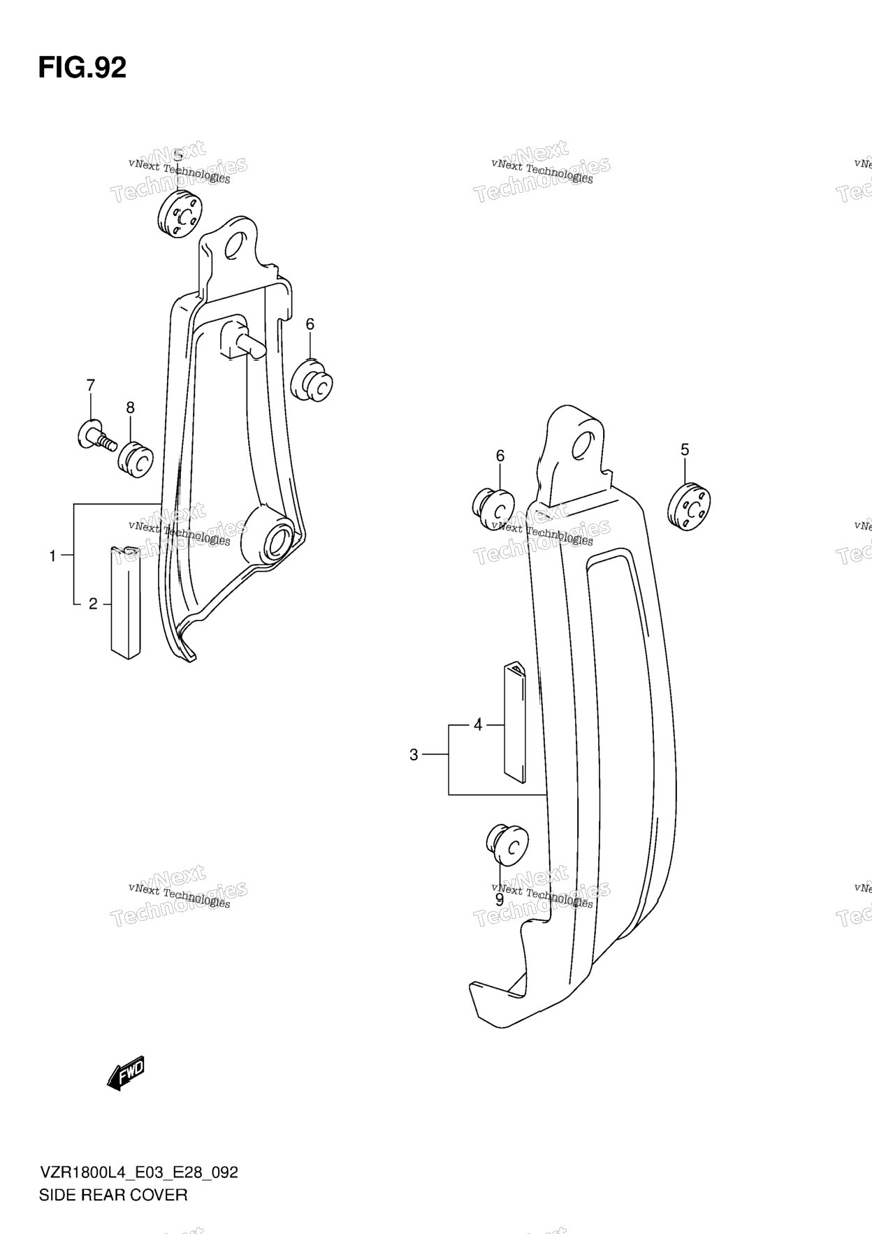 Side Rear Cover