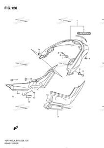 Нажмите для увеличения Rear Fender (Vzr1800l4 E28)