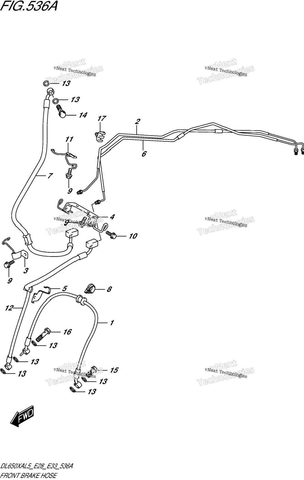 Front Brake Hose