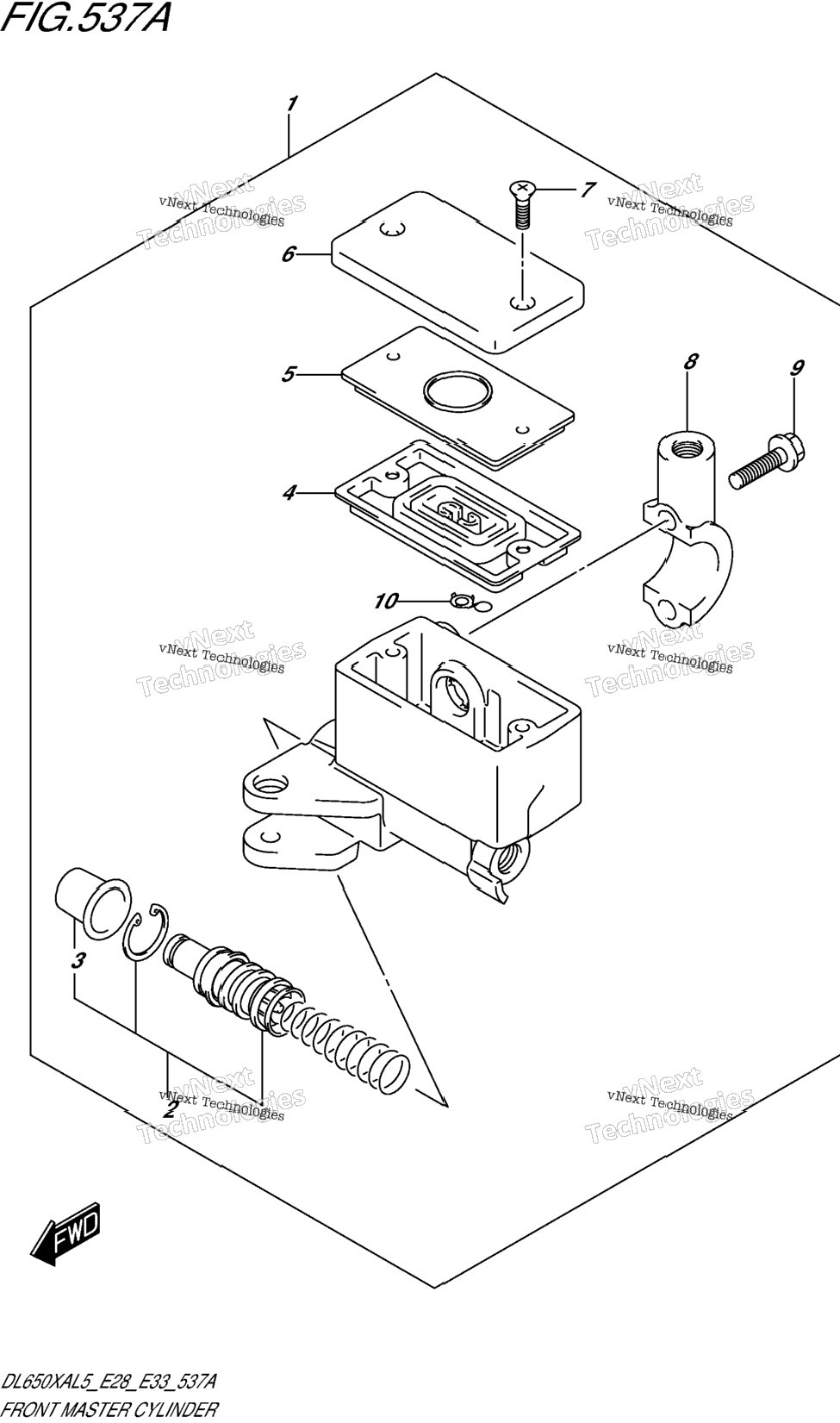 Front Master Cylinder