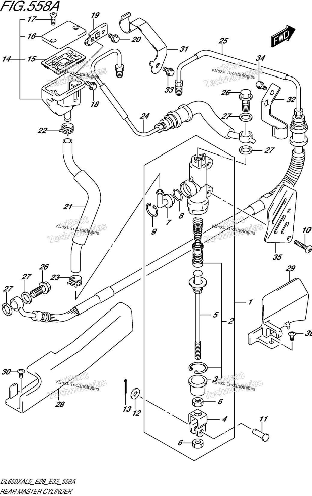 Rear Master Cylinder