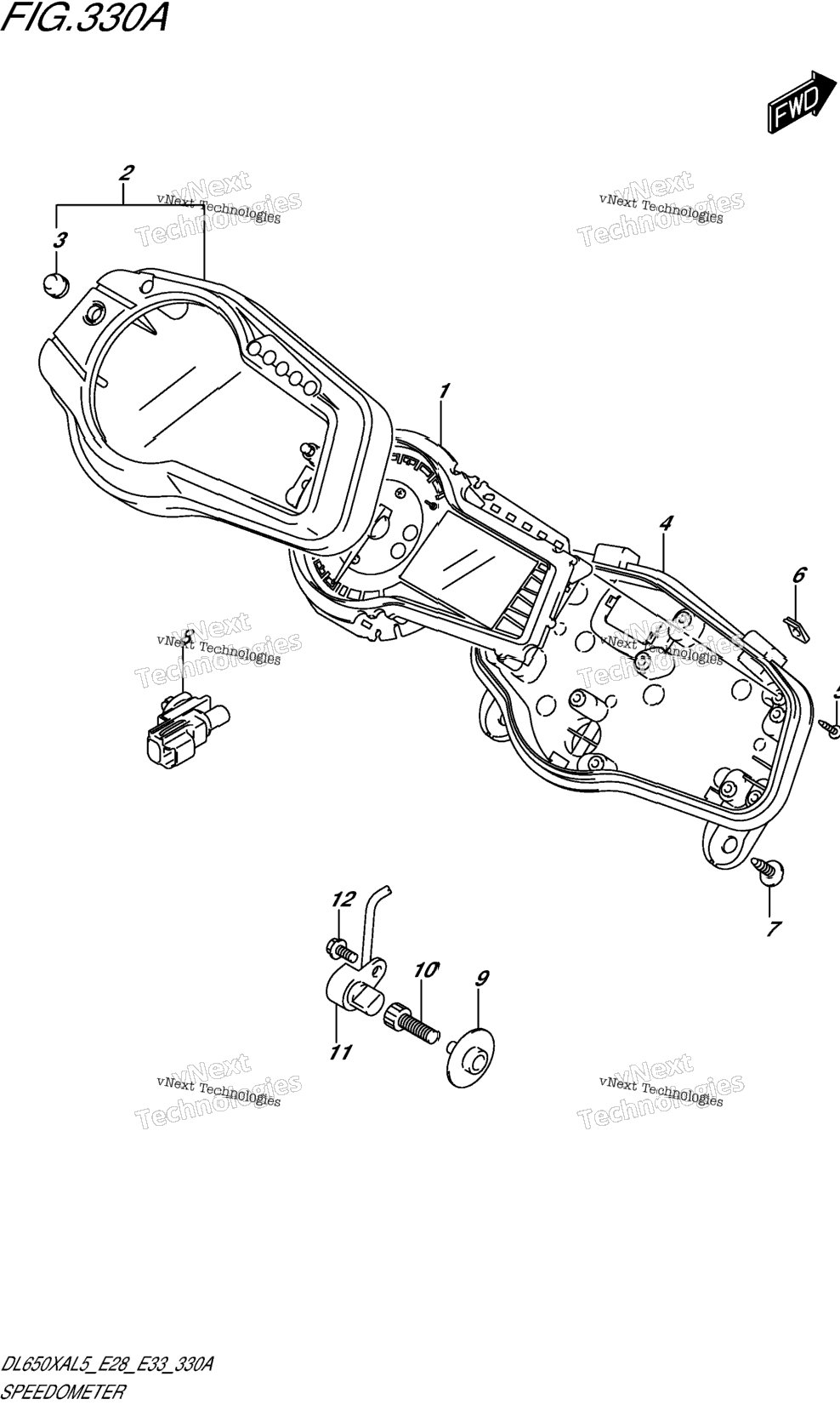 Speedometer (Dl650xal5 E28)