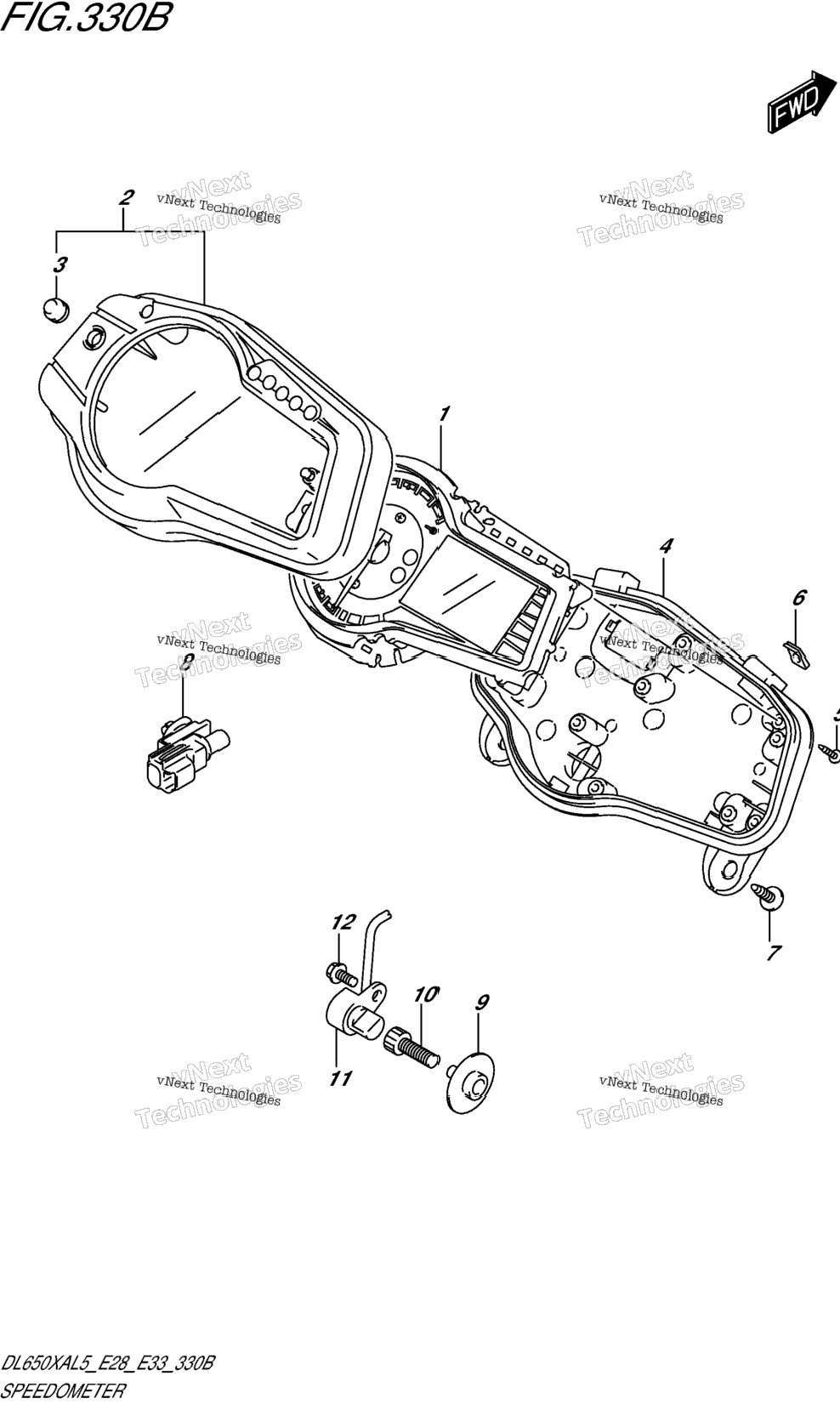 Speedometer (Dl650xal5 E33)