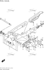 Нажмите для увеличения Rear Swingingarm (Dr-Z125l5 E28)