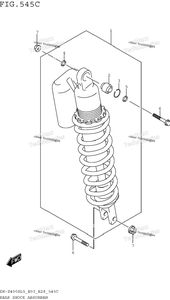 Rear Shock Absorber (Dr-Z400sl5 E33)