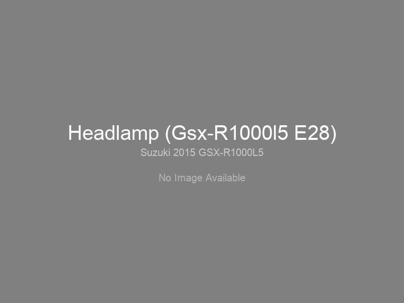 Headlamp (Gsx-R1000l5 E28)