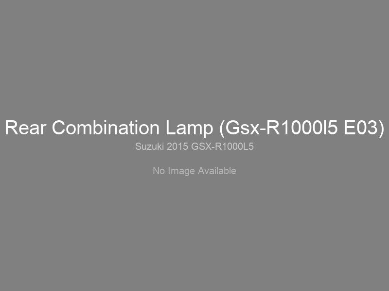 Rear Combination Lamp (Gsx-R1000l5 E03)