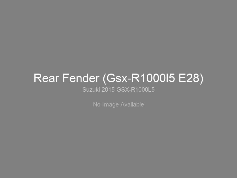 Rear Fender (Gsx-R1000l5 E28)