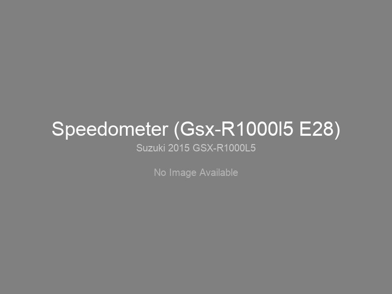 Speedometer (Gsx-R1000l5 E28)