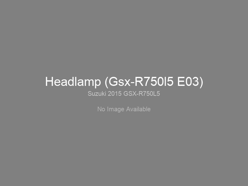 Headlamp (Gsx-R750l5 E03)