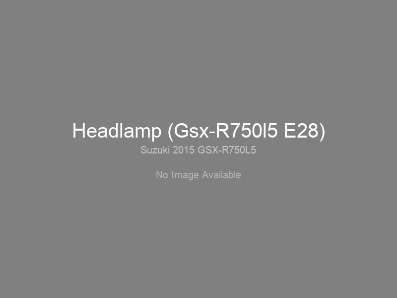 Headlamp (Gsx-R750l5 E28)