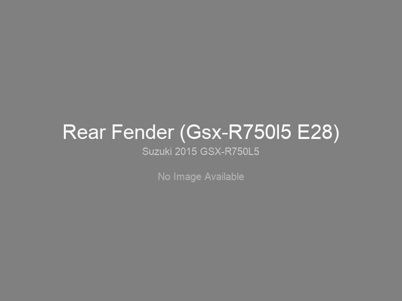 Rear Fender (Gsx-R750l5 E28)