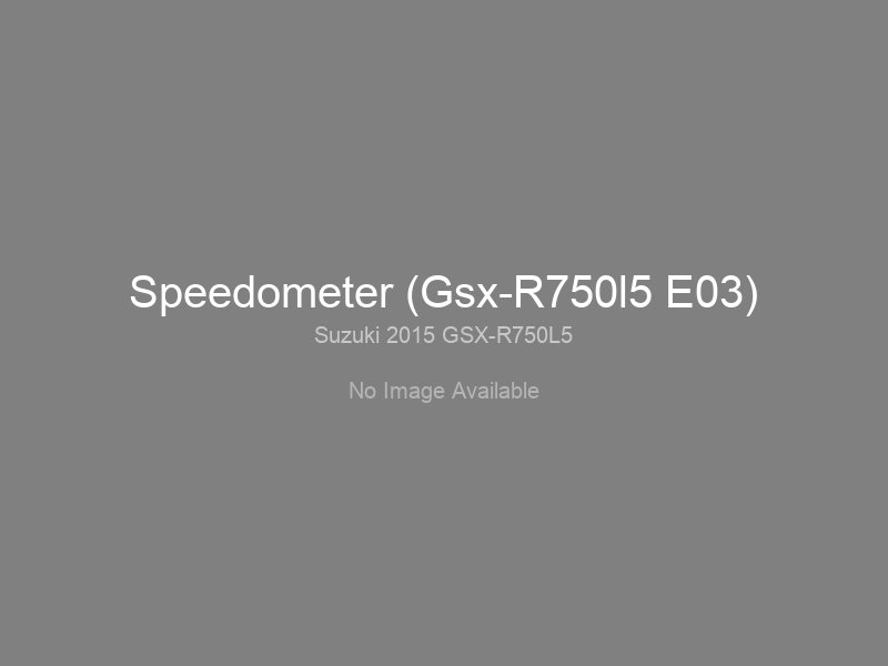 Speedometer (Gsx-R750l5 E03)
