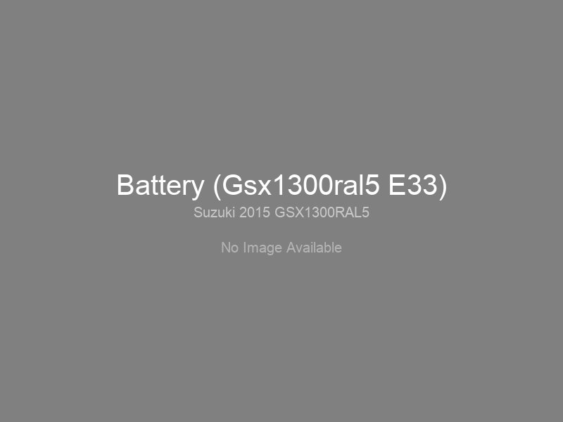 Battery (Gsx1300ral5 E33)