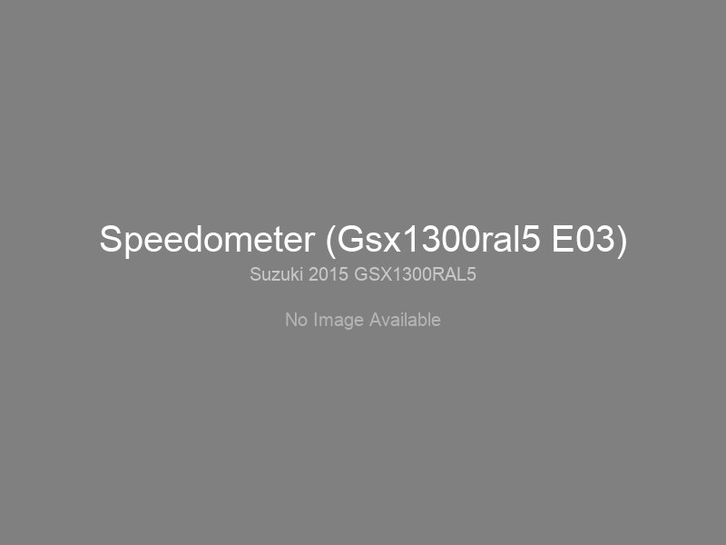 Speedometer (Gsx1300ral5 E03)