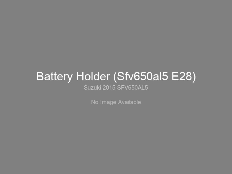 Battery Holder (Sfv650al5 E28)