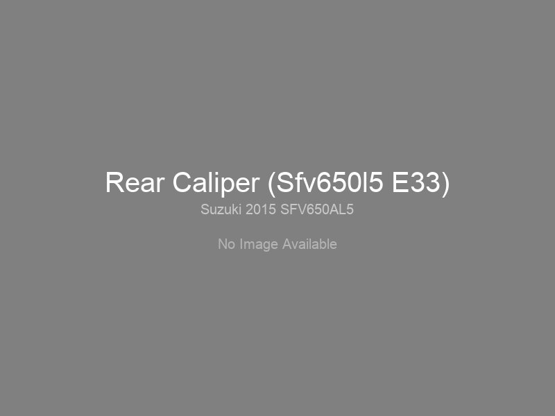 Rear Caliper (Sfv650l5 E33)