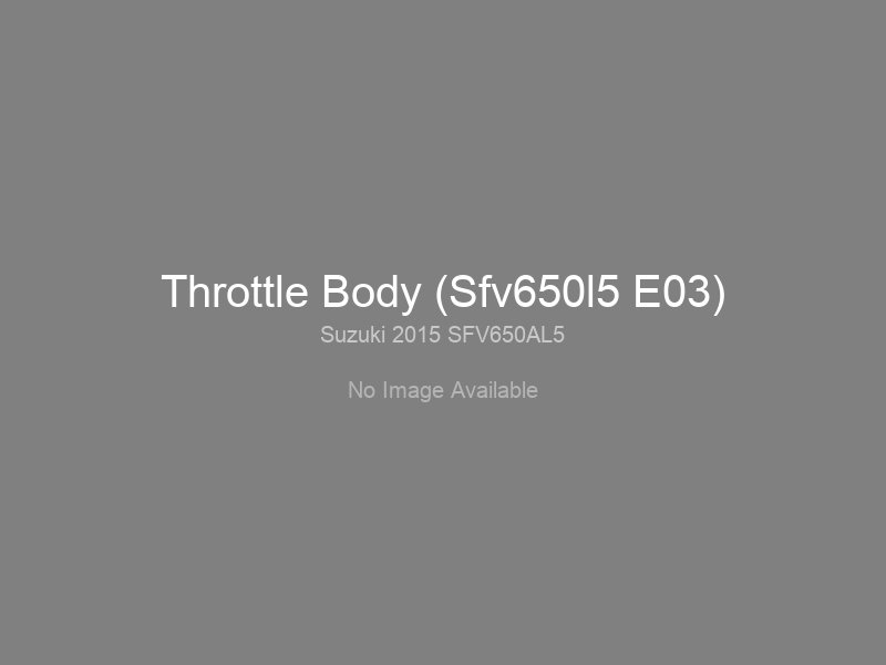 Throttle Body (Sfv650l5 E03)