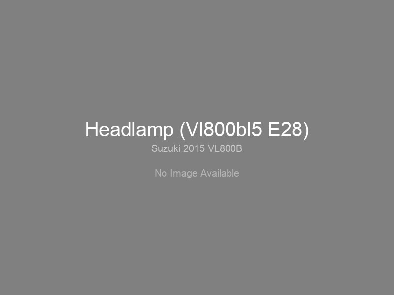 Headlamp (Vl800bl5 E28)