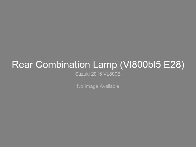 Rear Combination Lamp (Vl800bl5 E28)
