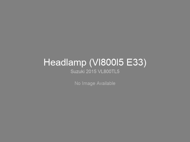 Headlamp (Vl800l5 E33)