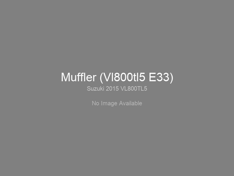 Muffler (Vl800tl5 E33)