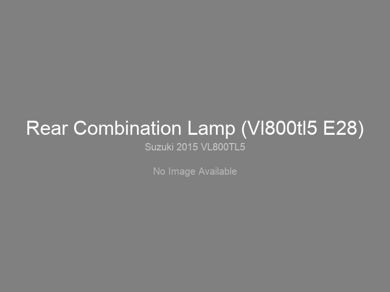 Rear Combination Lamp (Vl800tl5 E28)