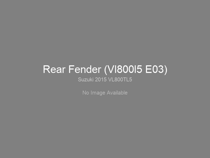 Rear Fender (Vl800l5 E03)