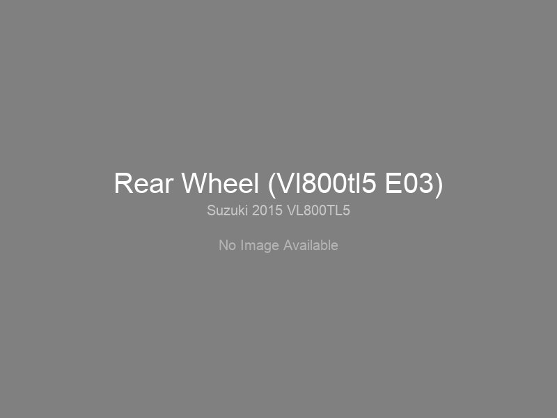 Rear Wheel (Vl800tl5 E03)