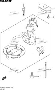 Нажмите для увеличения Lock Set (Dl1000al6 E33)