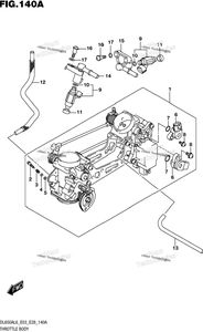Нажмите для увеличения Throttle Body (Dl650al6 E28)