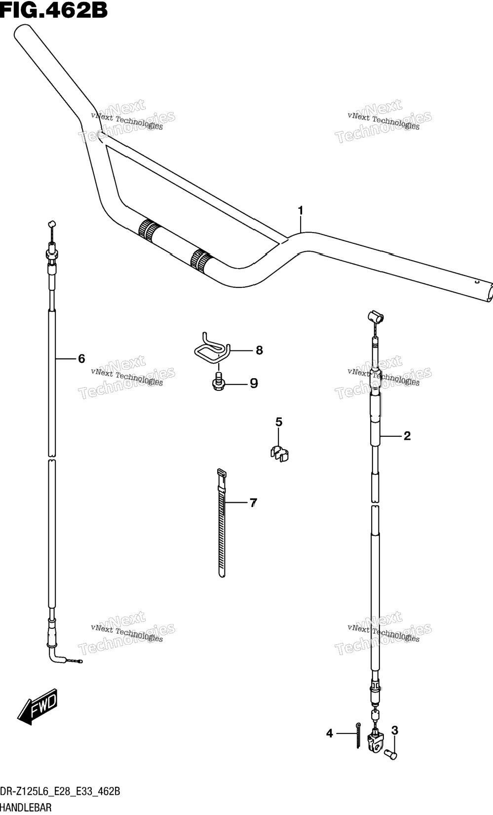 Handlebar (Dr-Z125ll6 E28)
