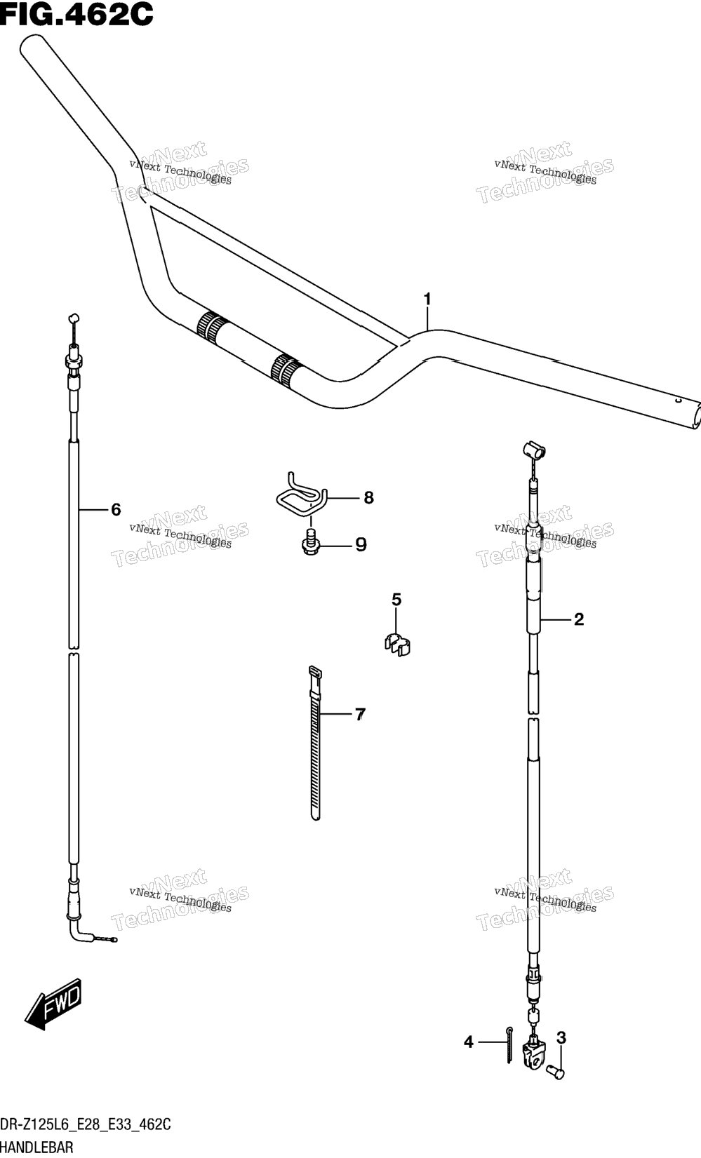 Handlebar (Dr-Z125ll6 E33)