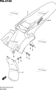 Rear Fender (Dr-Z125ll6 E33)